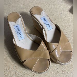 Jimmy choo wedge slides